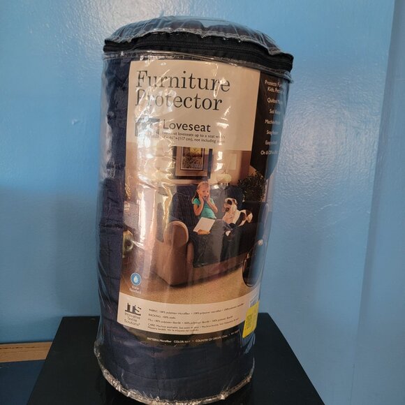 ITS | Furniture Protector | Love Seat | Navy - Picture 1 of 3